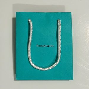 Tiffany & Co. Small Gift Bag - Authentic Iconic Tiffany Blue